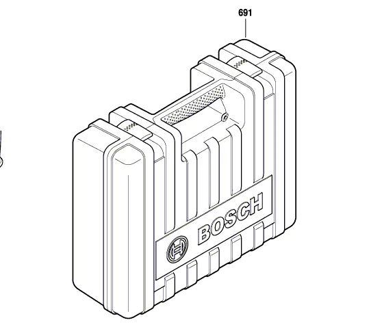 Valise de transport réf. 1 615 438 51A BOSCH